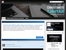 Tablet Screenshot of christianto.tjahyadi.com